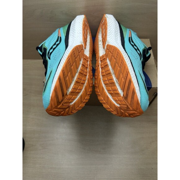 Saucony Triumph 19  Cool Mint/Zest Athletic Running Shoes Mens Size 9 S20678-125